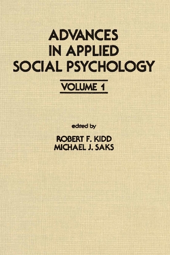 Бумажная книга «Advances in Applied Social Psychology: Volume 1» - фото №1
