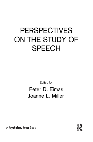 Бумажная книга «Perspectives on the Study of Speech» - фото №1