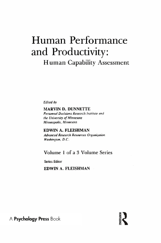 Бумажная книга «Human Performance and Productivity: Volumes 1, 2, and 3» - фото №1
