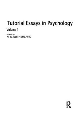 Бумажная книга «Tutorial Essays in Psychology: Volume 1» - фото №1
