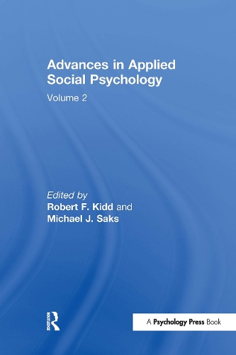 Бумажная книга «Advances in Applied Social Psychology: Volume 2» - фото №1
