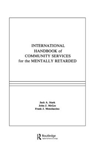 Паперова книга «International Handbook of Community Services for the Mentally Retarded» - фото №1