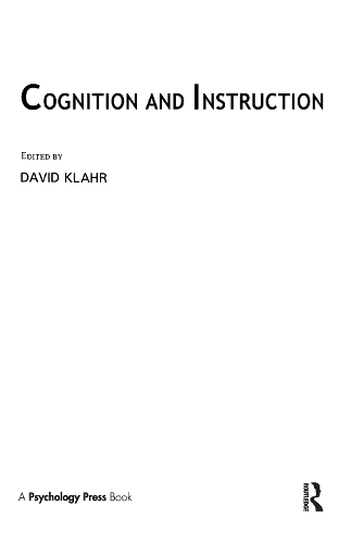 Бумажная книга «Cognition and Instruction» - фото №1
