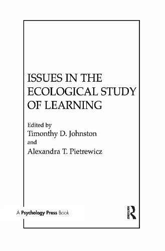 Паперова книга «Issues in the Ecological Study of Learning» - фото №1