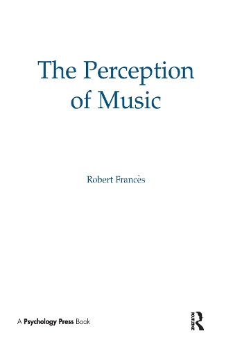 Паперова книга «The Perception of Music», авторів Роберт Франсес, В. Джей Даулінг - фото №1