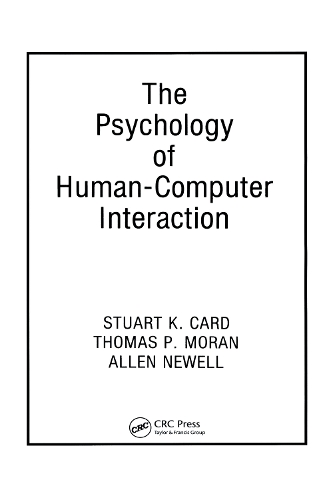 Бумажная книга «The Psychology of Human-Computer Interaction» - фото №1