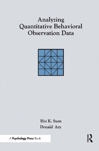 Паперова книга «Analyzing Quantitative Behavioral Observation Data», авторів Дональд Арі, Хой К. Суен - фото №1