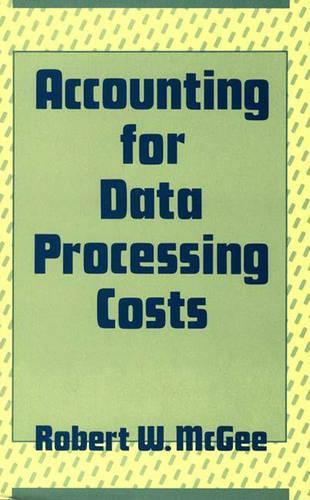 Паперова книга «Accounting for Data Processing Costs», автор Роберт МакГі - фото №1
