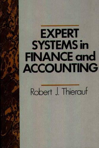 Бумажная книга «Expert Systems in Finance and Accounting», автор Роберт Дж. Тирауф - фото №1