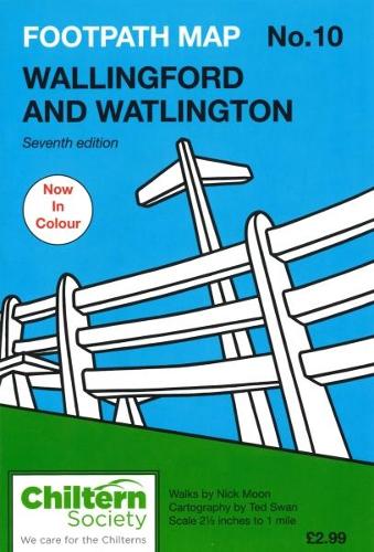 Паперова книга «Chiltern Society Footpath Map No. 10 Wallingford and Watlington», автор Нік Мун - фото №1