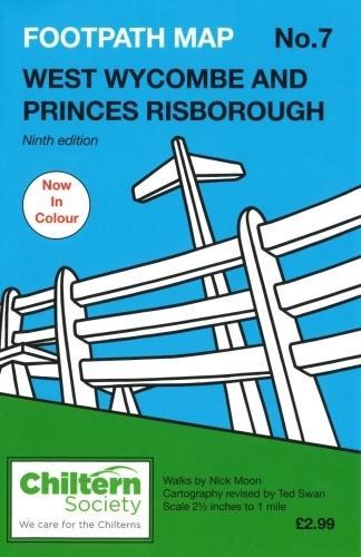 Паперова книга «Footpath Map No. 7 West Wycombe and Princes Risborough: Ninth Edition», автор Нік Мун - фото №1