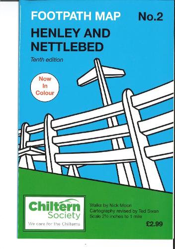 [object Object] «Chiltern Society Footpath Map 2. Henley and Nettlebed: Tenth Edition - In Colour», автор Нік Мун - фото №1