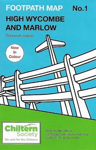 Бумажная книга «Chiltern Society Footpath Map No. 1 High Wycombe and Marlow: Thirteenth Edition - In Colour», автор Ник Мун - фото №1