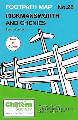 Паперова книга «Footpath Map No. 28 Rickmansworth and Chenies: Second Edition - In Colour», автор Нік Мун - фото №1