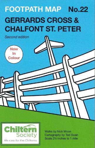Бумажная книга «Footpath Map No. 22 Gerrards Cross & Chalfont St. Peter: Second Edition - In Colour», автор Ник Мун - фото №1