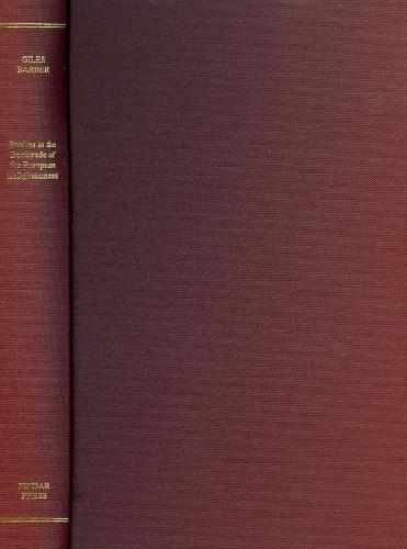 Бумажная книга «Studies in the Booktrade of the European Enlightenment», автор Джайлс Барбер - фото №1