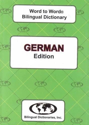 Паперова книга «English-German & German-English Word-to-Word Dictionary», автор Х. Белл - фото №1