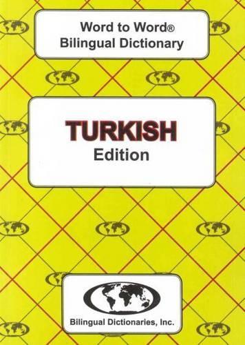 Паперова книга «English-Turkish & Turkish-English Word-to-Word Dictionary», автор К. Сесма - фото №1