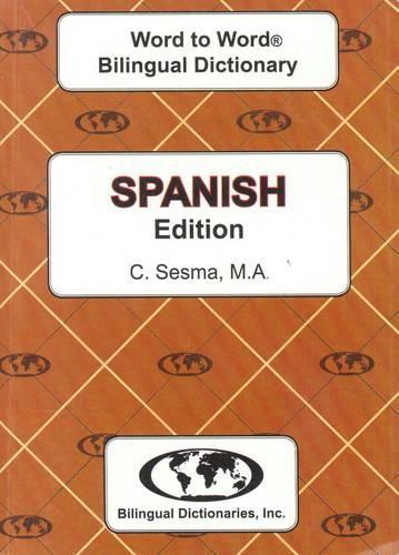 Паперова книга «English-Spanish & Spanish-English Word-to-Word Dictionary», автор К. Сесма - фото №1