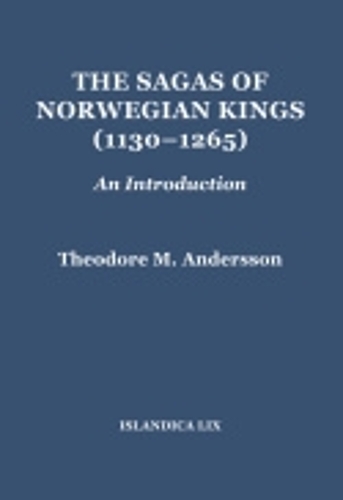 Бумажная книга «The Sagas of Norwegian Kings (1130–1265): An Introduction», автор Теодор М. Андерссон - фото №1