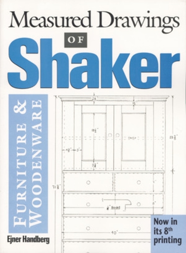 Паперова книга «Measured Drawings of Shaker Furniture and Woodenware», автор Ейнер Гандберг - фото №1
