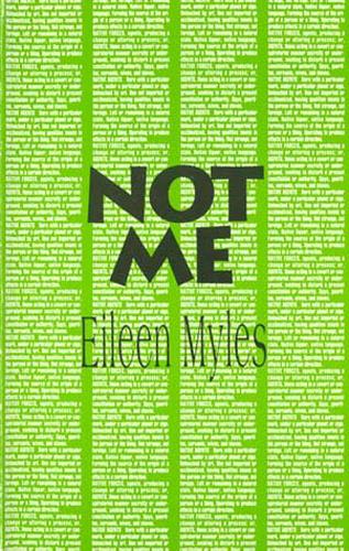 Паперова книга «Not Me», автор Ейлін Майлз - фото №1