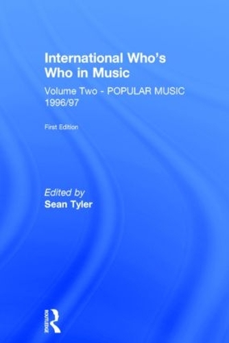 Бумажная книга «Intl Whos Who Popular Music E1» - фото №1
