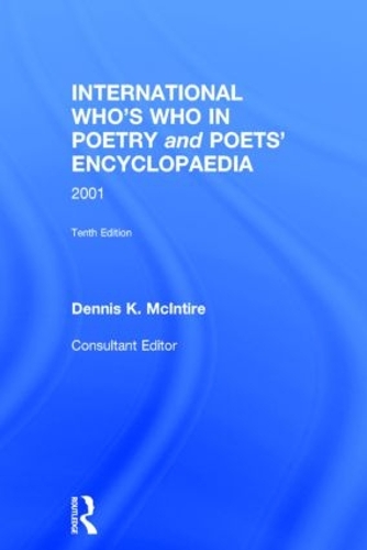 Паперова книга «International Who's Who In Poetry and Poets' Encyclopaedia» - фото №1