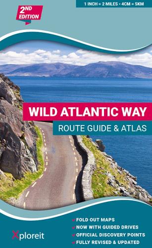 Бумажная книга «Wild Atlantic Way Route Guide and Atlas: The essential guide to driving Ireland's Atlantic coast», автор Ивонн Гордон - фото №1