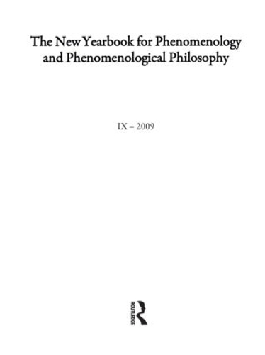 Бумажная книга «The New Yearbook for Phenomenology and Phenomenological Philosophy: Volume 9, Special Issue» - фото №1