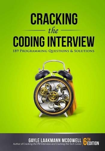 Бумажная книга «Cracking the Coding Interview», автор Гейл Лаакманн Макдауэлл - фото №1