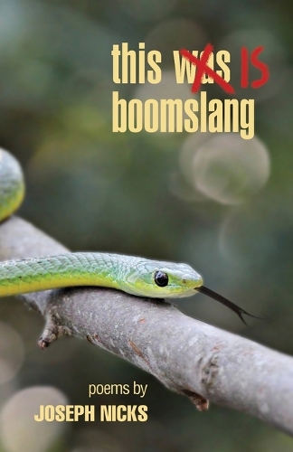 Паперова книга «this is boomslang», автор Джозеф Нікс - фото №1