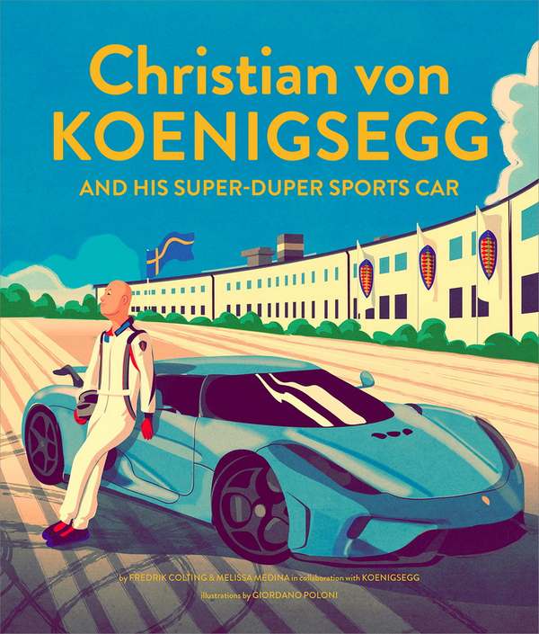 Паперова книга «Christian von Koenigsegg and his super-duper sports car» - фото №1