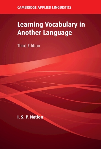Паперова книга «Learning Vocabulary in Another Language», автор І. С. П. Нейшн - фото №1