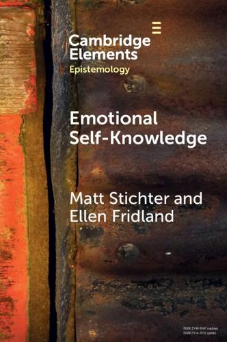 Бумажная книга «Emotional Self-Knowledge: How Affective Skills Reveal Our Values, Goals, Cares, and Concerns», автор Мэтт Стихтер - фото №1