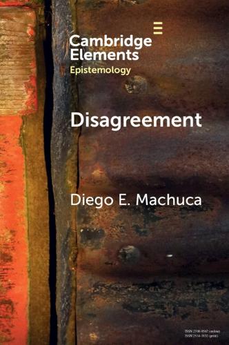 Паперова книга «Disagreement», автор Дієго Е. Мачука - фото №1