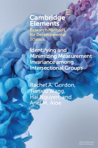 Бумажная книга «Identifying and Minimizing Measurement Invariance among Intersectional Groups: The Alignment Method Applied to Multi-category Items», авторов Ариэль М. Алоэ, Хай Нгуен, Рэйчел А. Гордон - фото №1