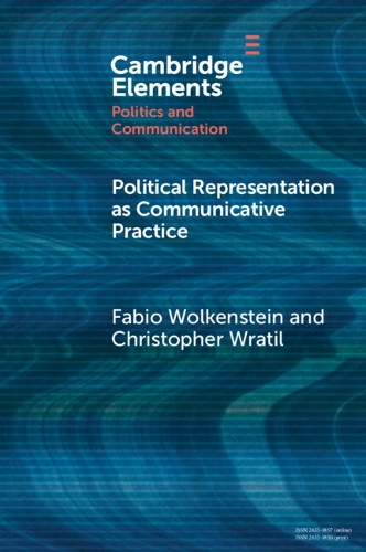 Паперова книга «Political Representation as Communicative Practice», автор Фабіо Волькенштейн - фото №1