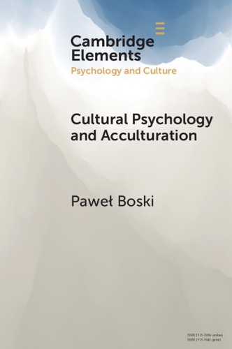 Бумажная книга «Cultural Psychology and Acculturation», автор Павел Боски - фото №1