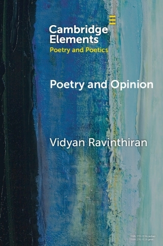 Бумажная книга «Poetry and Opinion», автор Видьян Равинтиран - фото №1