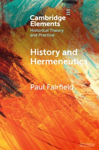 Бумажная книга «History and Hermeneutics», автор Пол Фэрфилд - фото №1
