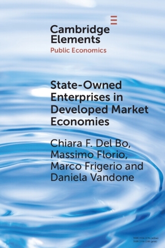 Бумажная книга «State-Owned Enterprises in Developed Market Economies: Theory and Empirics», автор Массимо Флорио - фото №1