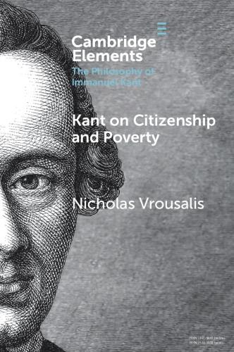 Паперова книга «Kant on Citizenship and Poverty», автор Ніколас Врусаліс - фото №1