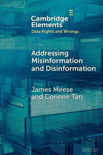 Бумажная книга «Addressing Misinformation and Disinformation», авторов Коринн Тан, Джеймс Миз - фото №1