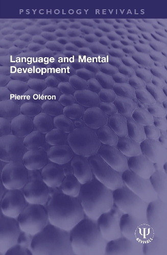 Паперова книга «Language and Mental Development», автор П'єр Олерон - фото №1