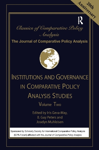 Паперова книга «Institutions and Governance in Comparative Policy Analysis Studies: Volume Two» - фото №1