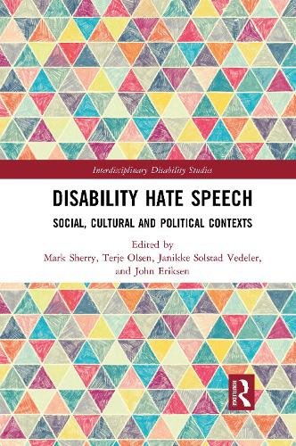 Паперова книга «Disability Hate Speech: Social, Cultural and Political Contexts» - фото №1