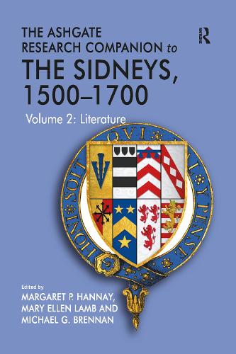 Бумажная книга «The Ashgate Research Companion to The Sidneys, 1500–1700: Volume 2: Literature», автор Мэри Эллен Лэмб - фото №1