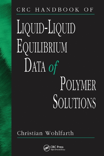 [object Object] «CRC Handbook of Liquid-Liquid Equilibrium Data of Polymer Solutions», автор Кристиан Вольфарт - фото №1