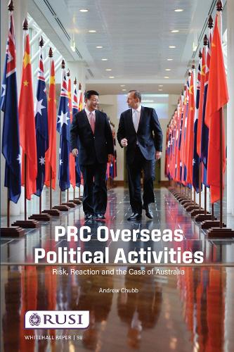 Бумажная книга «PRC Overseas Political Activities: Risk, Reaction and the Case of Australia», автор Эндрю Чабб - фото №1